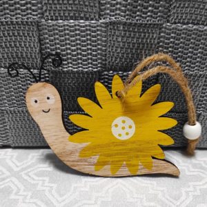Slimáčiky so žltou kvetinkou 8 x 7 cm - 2 ks