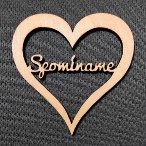 Spomíname v srdci 7 x 7 cm