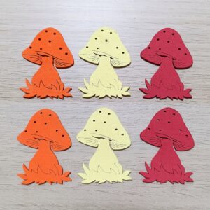 Hríbiky 7 x 5 cm - 6 ks